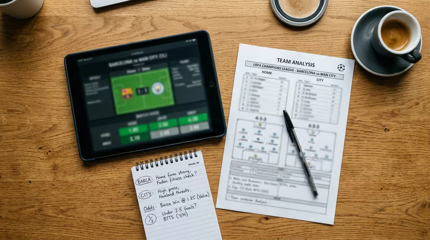 Mercados de apuestas en un partido de fútbol de la Premier League con pantalla de cuotas y campo de juego